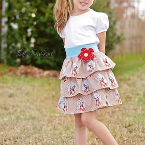 The Ice Cream Skirt PDF Pattern 6m - 12y