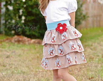 The Ice Cream Skirt PDF Pattern 6m - 12y