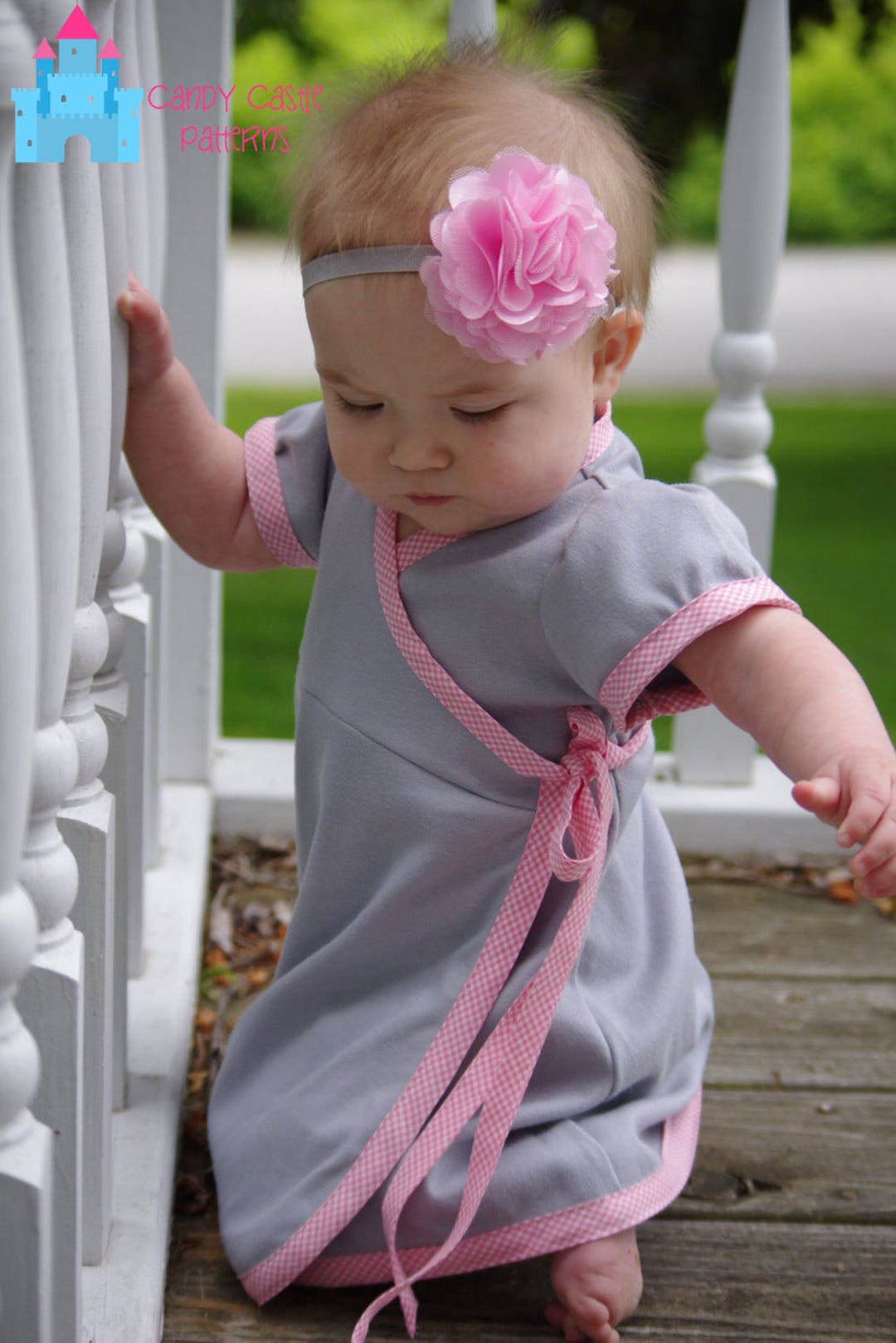 The Bubblegum Dress PDF Sewing Pattern Newborn 14y Wrap Dress Knit & Woven - Etsy