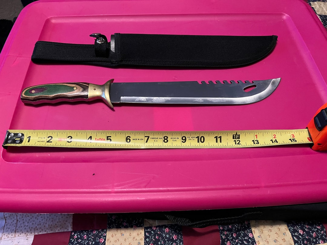 Frost Cutlery 440 Stainless 16 Full Tang Blade W/sheath Etsy