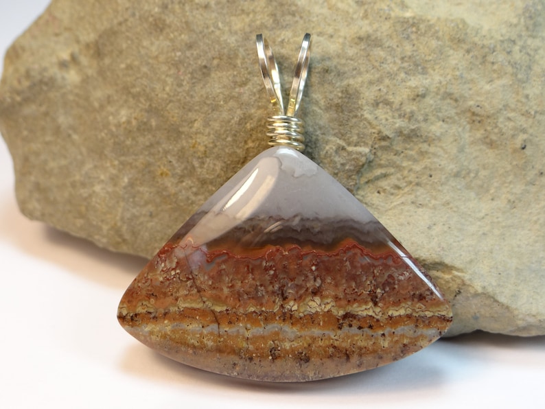 Prudent Man Vein #1 Wire Wrapped Pendant