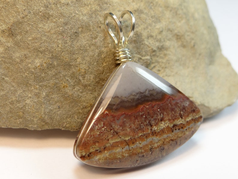 Prudent Man Vein #1 Wire Wrapped Pendant