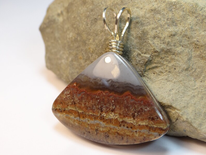 Prudent Man Vein #1 Wire Wrapped Pendant
