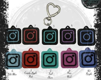 Custom NFC Instagram Key chain.