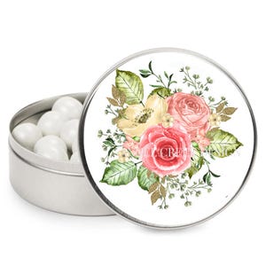 Summer Flower Stickers, Roses Wedding Stickers, Scrapbook Stickers, Blush Pink Rose Envelope Seals,  Wedding Roses, Wedding Favors