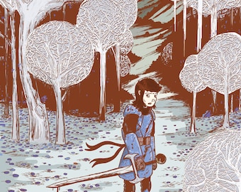 Nadruk Miecza i Wilka