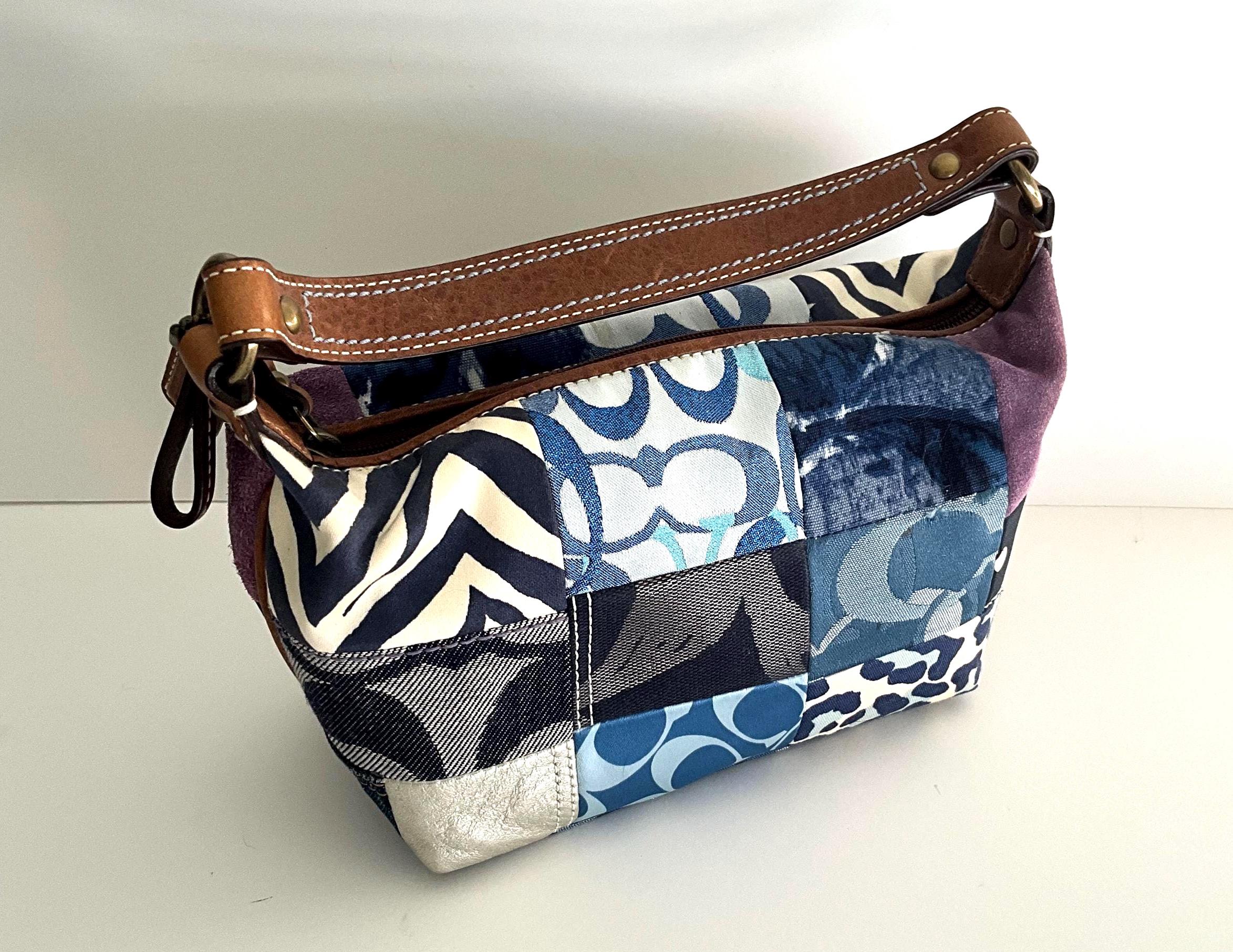 バッグ Coach Patchwork Signature shoulderbag405 Coach signature