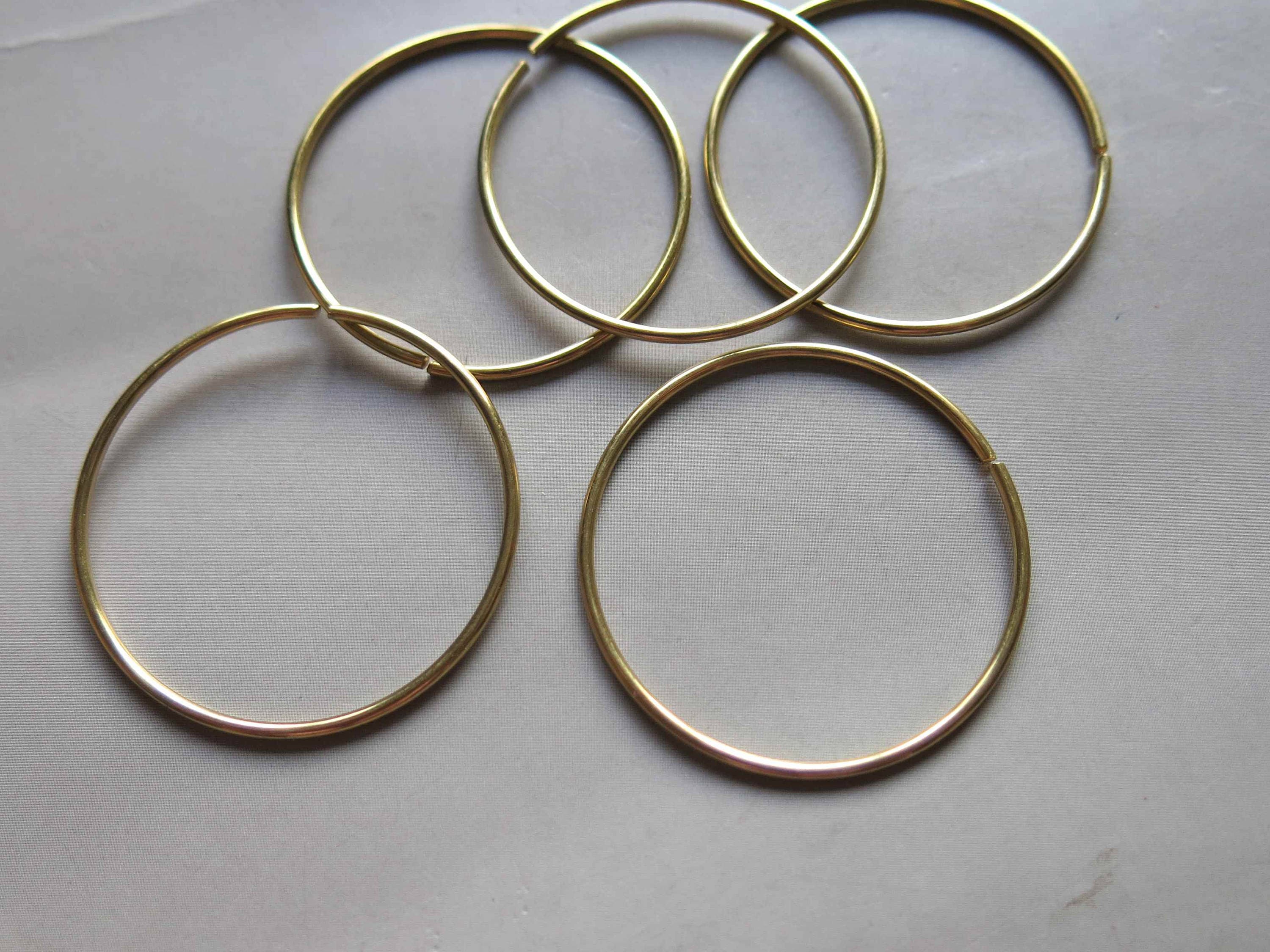 Brass Rings - Swirl on Circle
