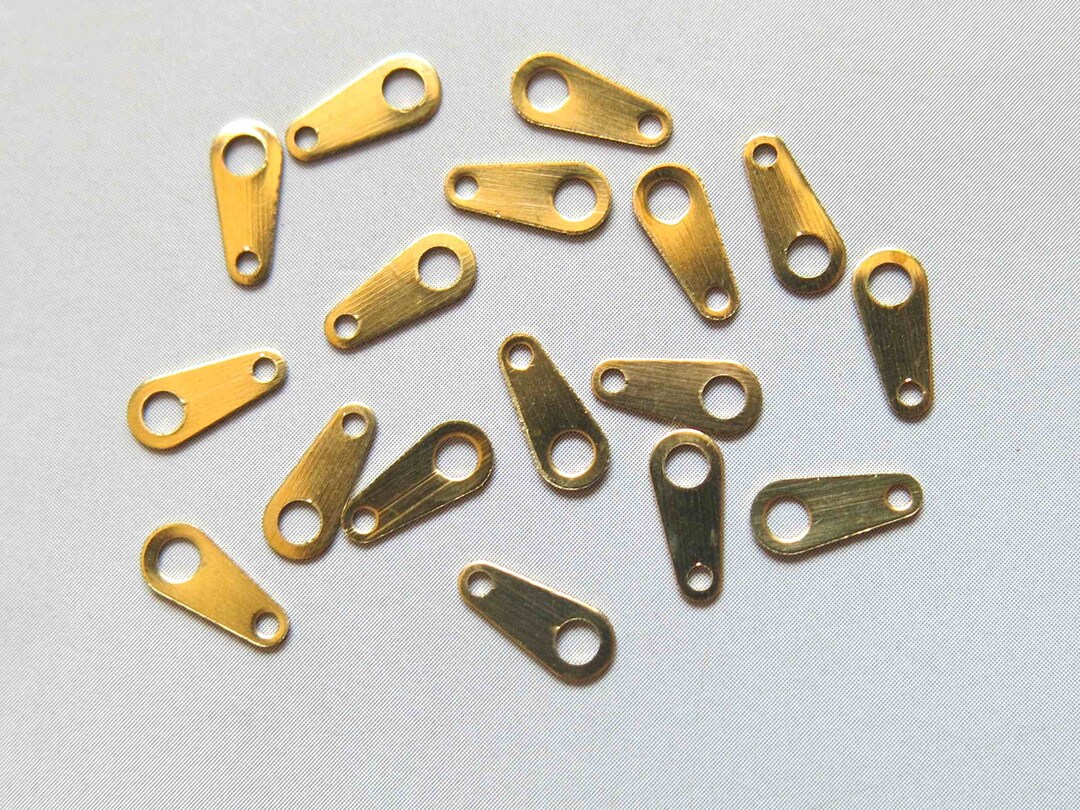 500pcs Raw Brass Chain Tabsfindings 8mm X 3mm F367 Etsy