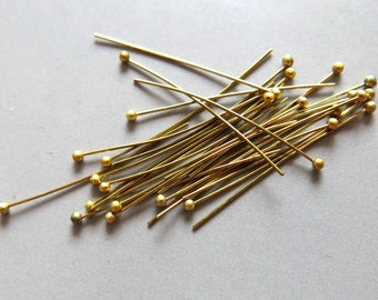 250 pcs Goupille à rotule sphérique en laiton brut 60 mm - F2011