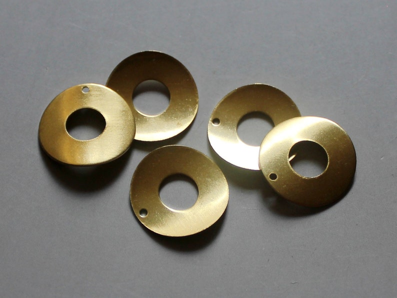 23mm Hammered Coins Oval Solid Copper Chain Soldered Raw Bali Old Stock Per Foot