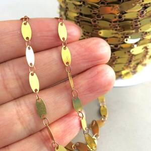 5 meters - 16.5 feet Raw Brass Oval Chain,Necklace chain 9mmx4mm - F1586