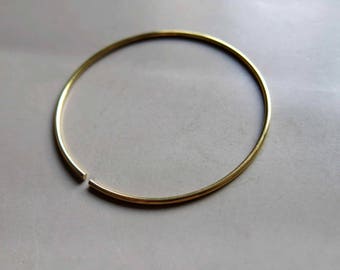 30pcs Raw Brass Round Rings ,Circle Connector, Findings 45mm - F720