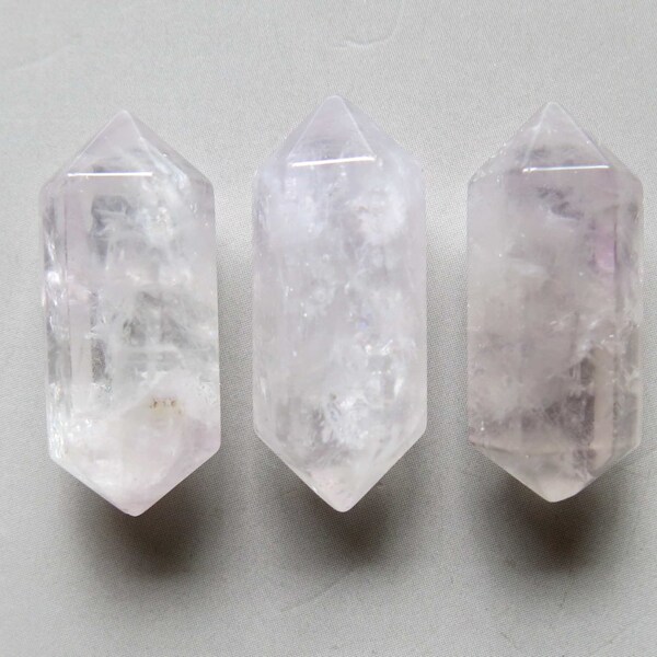 Polished Natural Amethyst Double Terminated Point  - B534