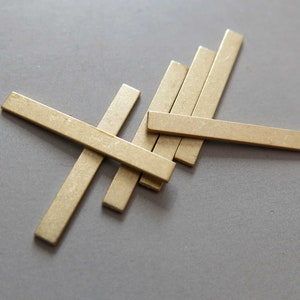 100pcs Raw Brass Rectangle Stamping ,Stamping Tag,Charms 25mm x 3mm - F486