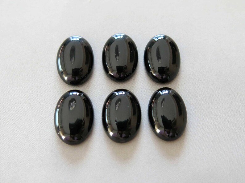 10pcs Black Oval Turquoise Cabochon,Howlite Stones