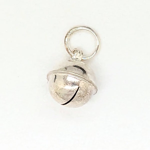 sterling silver round bell charm little tinkling silver bell charm jewellery