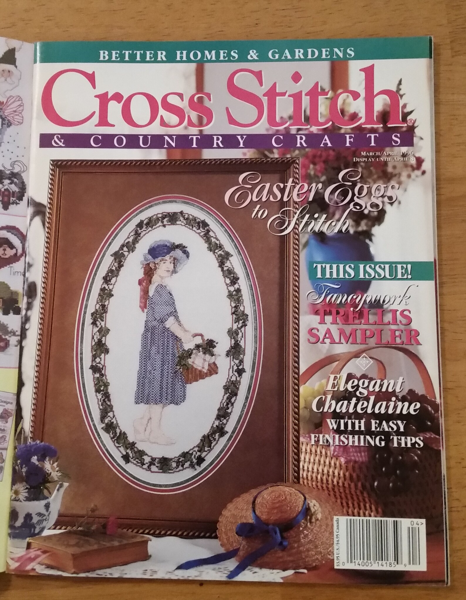 Cross Stitch and Country Crafts Magazine Marchapril 1996 Etsy