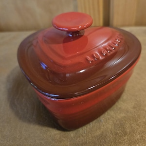 Vintage Mini Le Creuset Heart Ramekin