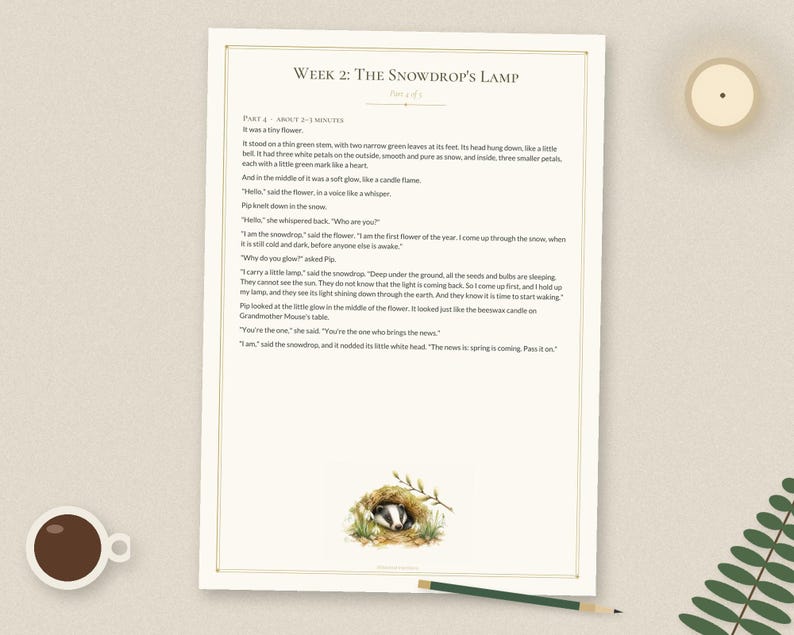 Waldorf Preschool Curriculum Winter Bundle, December January February, Homeschool Ages 3-5 PDF image 10
