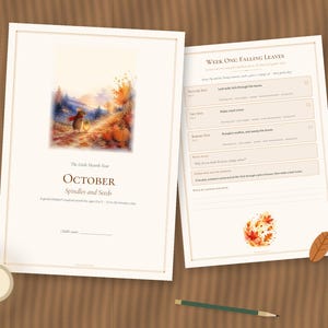 Waldorf Preschool Curriculum October, Harvest Lantern Story, Gentle Homeschool Ages 3-5 PDF