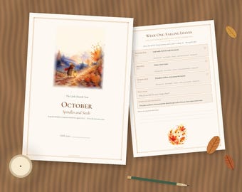 Waldorf Preschool Curriculum October, Harvest Lantern Story, Gentle Homeschool Ages 3-5 PDF