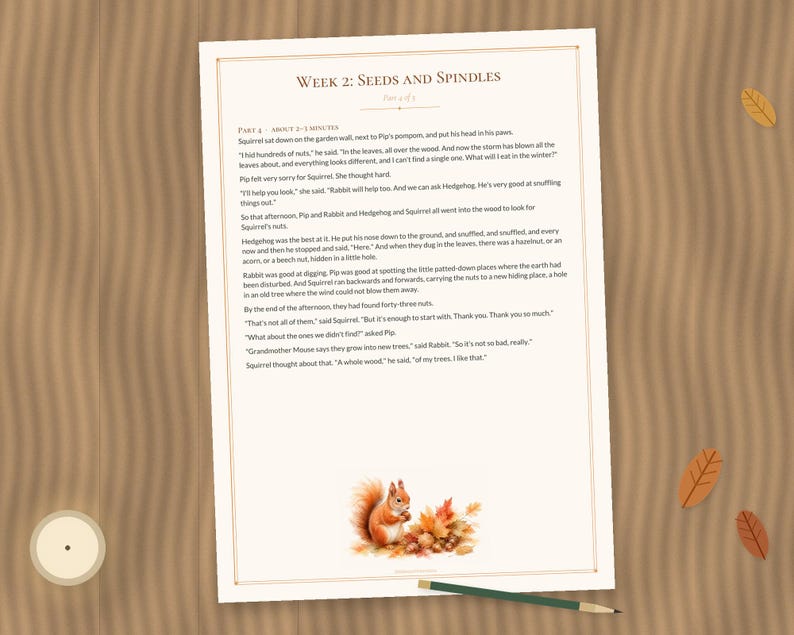 Waldorf Preschool Curriculum Autumn Bundle, September October November, Homeschool Ages 3-5 PDF image 9