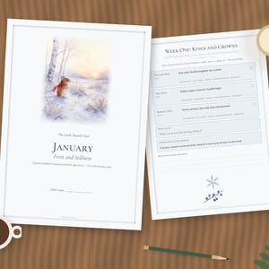 Waldorf Preschool Curriculum January, Twelfth Night Winter Story, Gentle Homeschool Ages 3-5 PDF