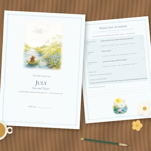 Waldorf Preschool Curriculum July, St Swithin's Day Summer Story, Gentle Homeschool Ages 3-5 PDF