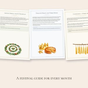 Waldorf Preschool Curriculum Winter Bundle, December January February, Homeschool Ages 3-5 PDF image 6