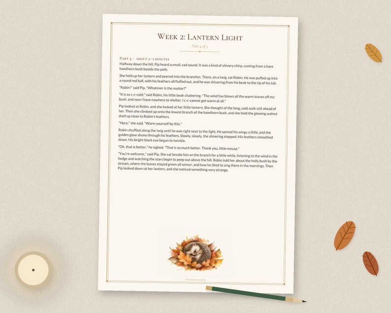 Waldorf Preschool Curriculum Autumn Bundle, September October November, Homeschool Ages 3-5 PDF image 10