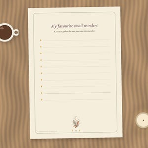 Small Wonders 30-Day Journal, Mindfulness Prompts for Mums, Cottagecore Self Care (Digital Download) image 10