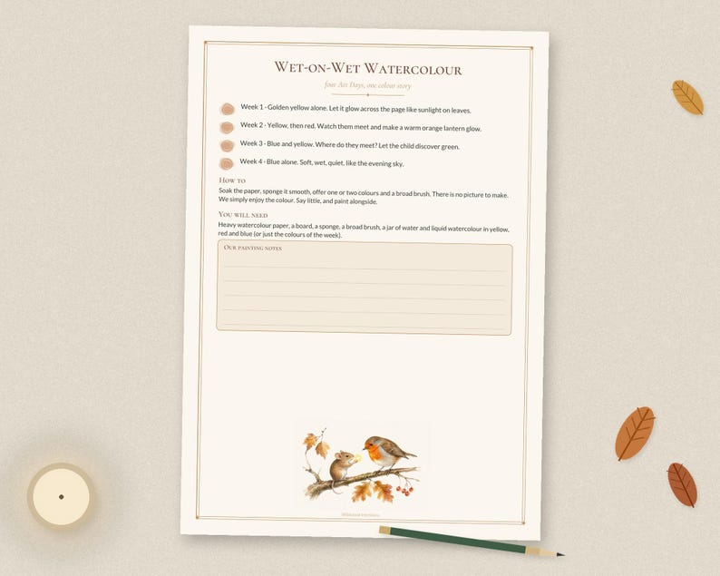 Waldorf Preschool Curriculum November, Martinmas Lantern Story, Gentle Homeschool Ages 3-5 PDF afbeelding 10