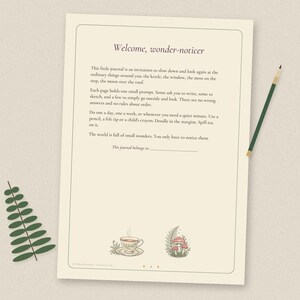 Small Wonders 30-Day Journal, Mindfulness Prompts for Mums, Cottagecore Self Care (Digital Download) image 7