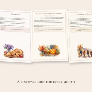 Waldorf Preschool Curriculum Autumn Bundle, September October November, Homeschool Ages 3-5 PDF image 6