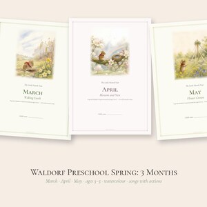 Waldorf kleutercurriculum voorjaarspakket, maart, april, mei, thuisonderwijs, 3-5 jaar (PDF) afbeelding 2