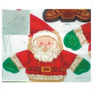 New VIP Cranston Christmas Fabric Panel Saint Nicholas Soft Sculpture Stuffed Toy Decoration