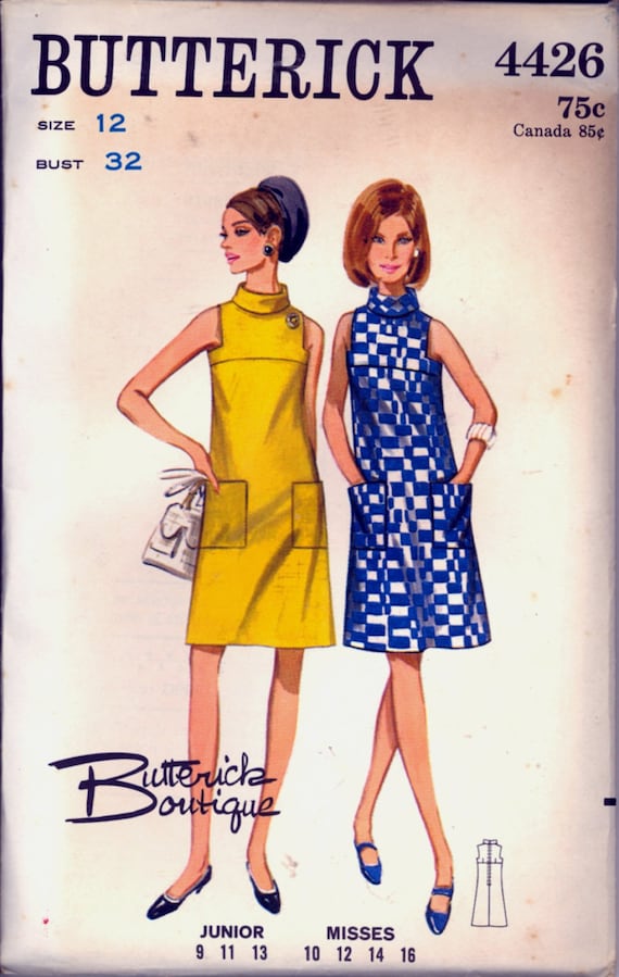 1960s A-Line Mini Dress