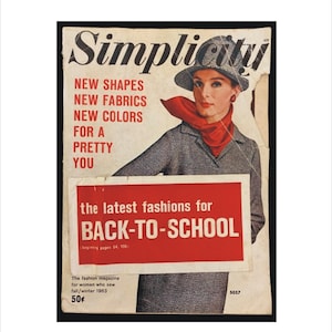 1963 Fall Winter Simplicity Fashion Magazine Patterns Catalog 192 Pages How To