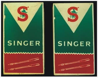 Lot 2 Boxes Singer 4531 Commercial Sewing Machine Needles 175x7 125/20 1 Round Shank Industrial Button Chain Stitch