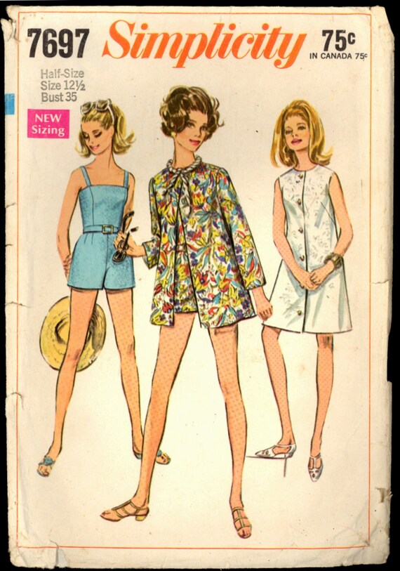★専用★ Swedish vintage cloth・* Part Cut 60s Size 12 1/2 Bust 35 Swim Suit Beach Dress