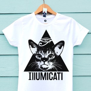 Graphic Cat Tee T-Shirts Graphic Tee Gift For Girlfriend Womens Shirts Gift For Girls T-Shirt Graphic Tees Cat Womens Tshirts Printed Tshirt