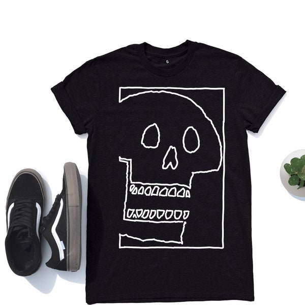 Chemise tête de mort T-shirt tête de mort imprimé tête de mort T-shirts têtes de mort T-shirts graphiques T-shirt homme cadeau pour les gars