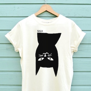 Ninja Cat T-Shirt, Soft Jersey Cotton, Unisex Fit