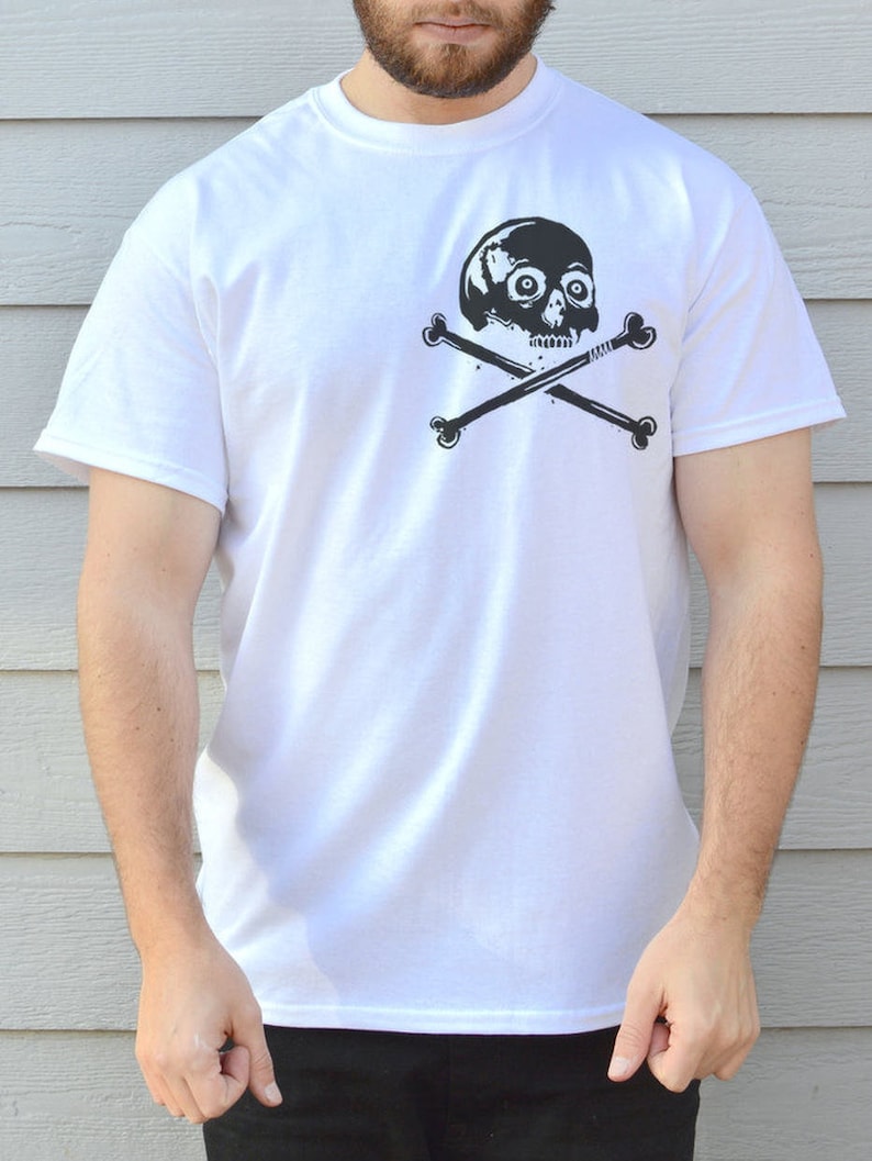 Mens TShirts Graphic Tees Skulls Tee Gift For Boyfriend Etsy