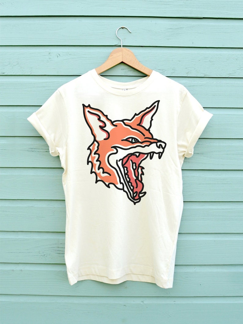 shirt with fox logo