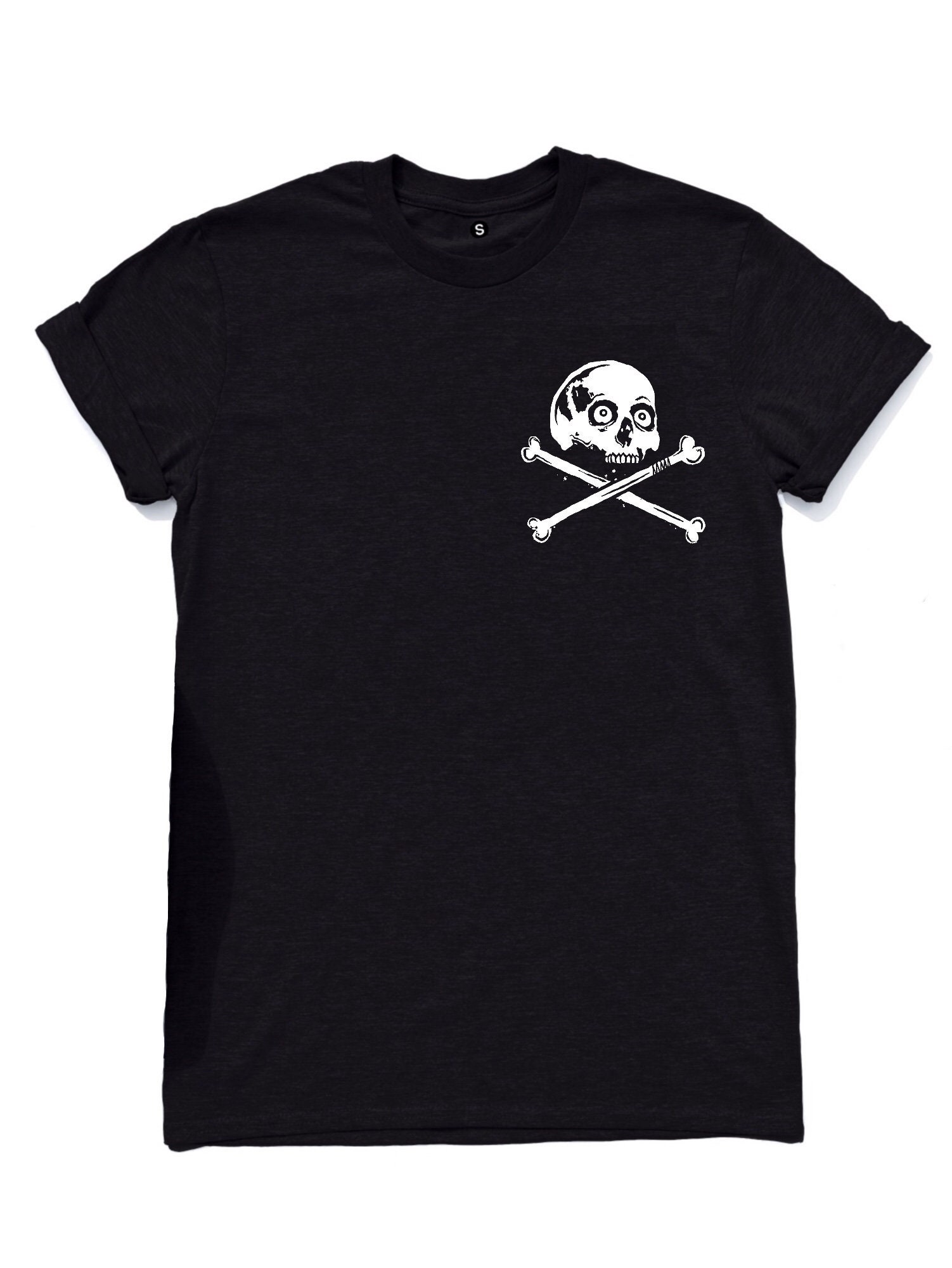 Mens T-Shirts Graphic Tees Skulls Tee Gift For Boyfriend | Etsy