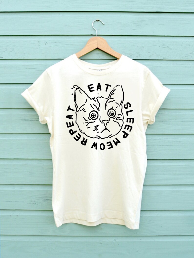 Super Soft Mens Cat Shirt Available in Linen Pitch Black or Etsy