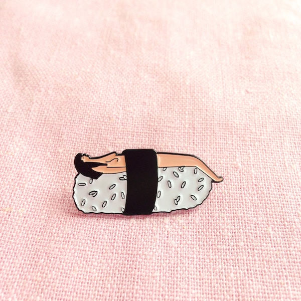 Enamel Pin - Sushi Lady