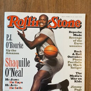 Shaquille O’Neal Rolling Stone - First Bound - 1993